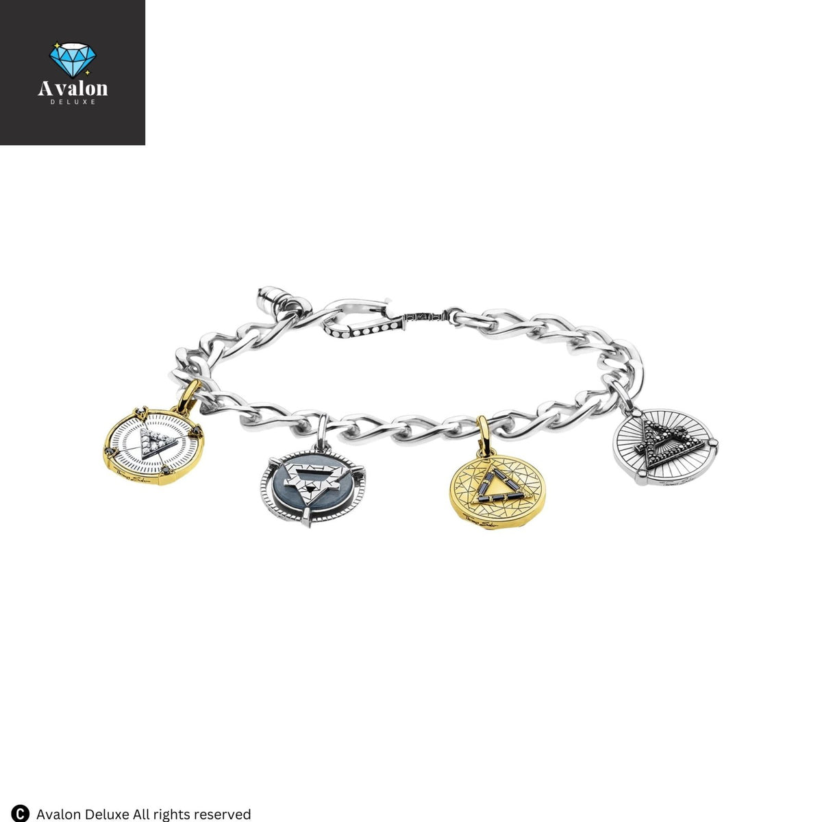 ARMBAND ELEMENTS OF NATURE GOLD SILBER 0