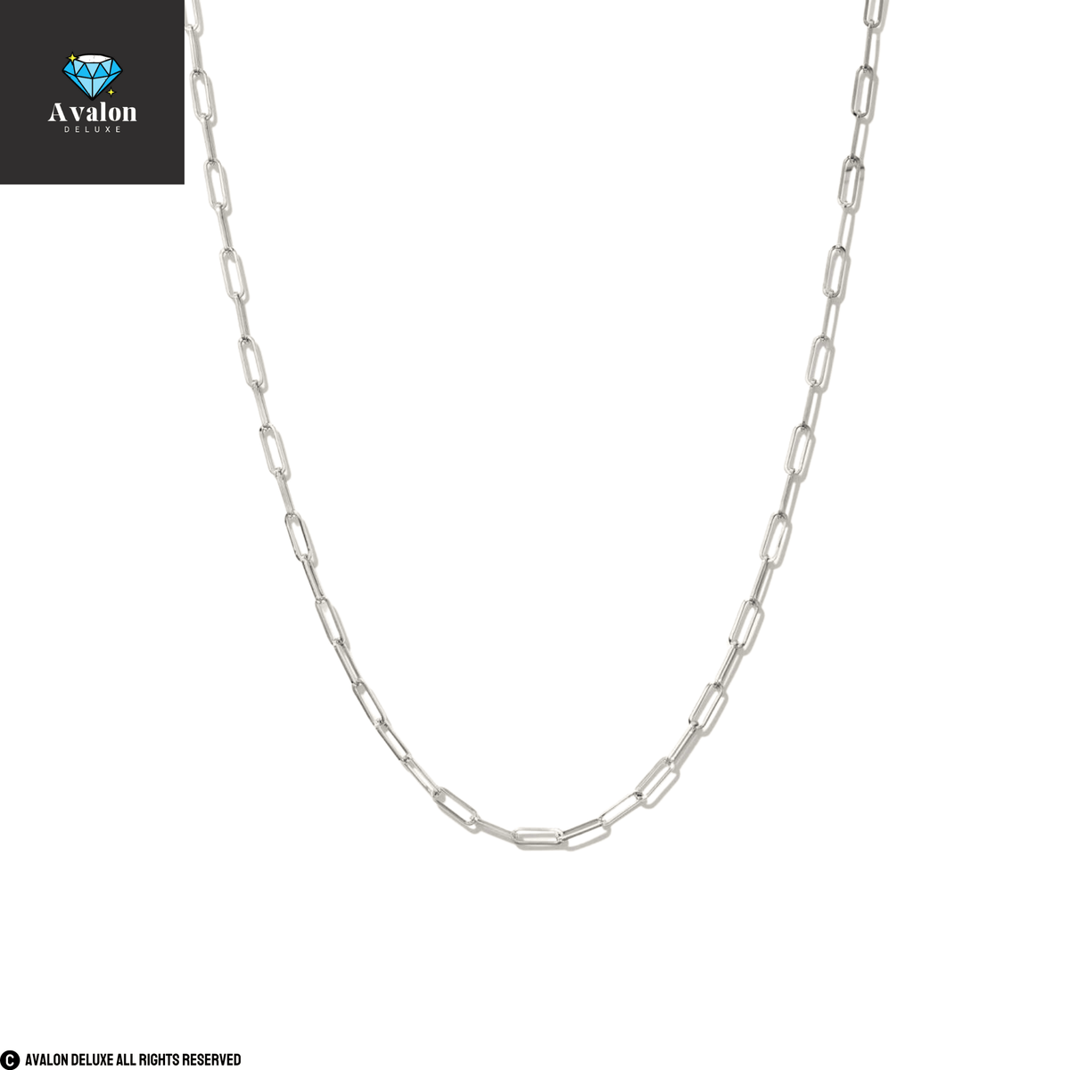 Boyfriend bold Chain Necklace Halskette 45cm 18inch 6 mm Silber. 0