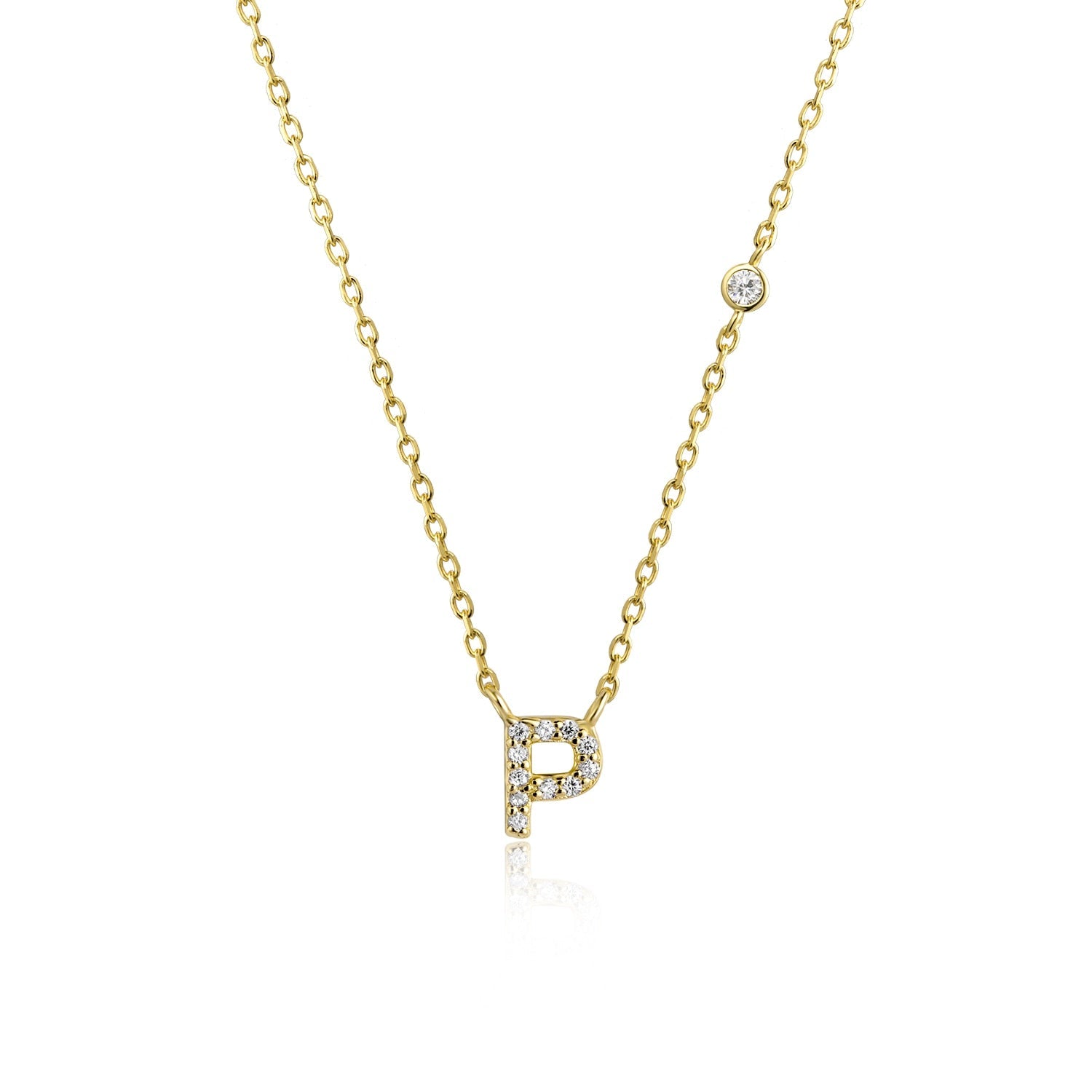 Buchstaben Halskette Gold Silber 0 Buchstaben Halskette Letter Necklace