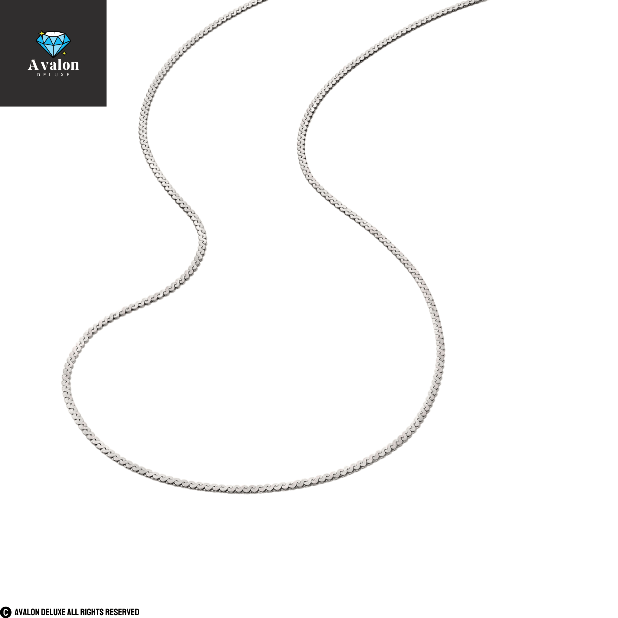 Serpenti Chain Necklace Halskette Silber 1,8 mm 0